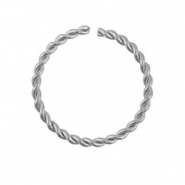 Roestvrij stalen (RVS) stainless steel onderdelen buigring Silver