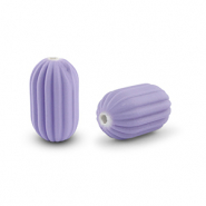 Acryl kralen ovaal Lavender purple