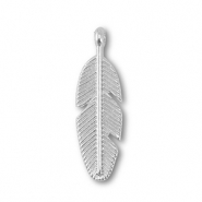 Bedels metaal veer Silver