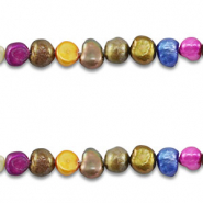 Zoetwaterparels nugget Multicolour