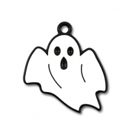 Bedels metaal spook White-black
