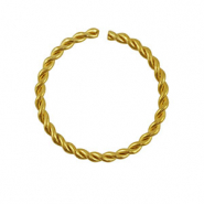 Roestvrij stalen (RVS) stainless steel onderdelen buigring Gold