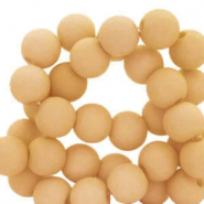 6 mm acryl kralen Light brown