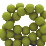 4 mm acryl kralen Moss green