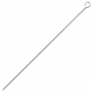DQ metalen kettelstiften 70mm Antiek zilver (nikkelvrij)