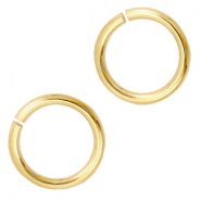 Onderdelen DQ metaal buigring 12mm Goud (nikkelvrij)