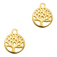 Bedels DQ metaal tree Goud (nikkelvrij)