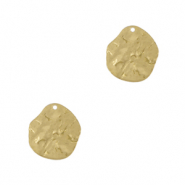 Bedels DQ metaal irregular Goud (nikkelvrij)