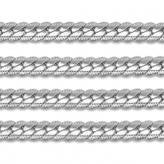 Roestvrij stalen (RVS) Stainless steel onderdelen jasseron flat gourmet Silver