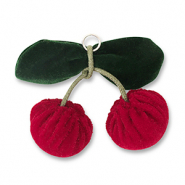 Statement hangers kersen Red-green