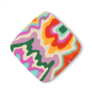 Polymeer hangers ruit Multicolour