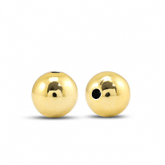 Metallook kralen round 6mm Gold metallic