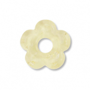 Glaskralen bloem Yellow