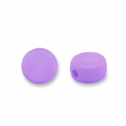 Acryl kralen disc Lavender