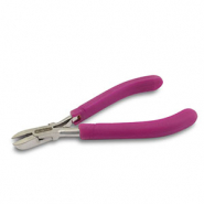 Beadalon zijkniptang met veer Purple-silver