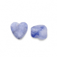 Natuursteen kralen sodaliet hart Dark blue