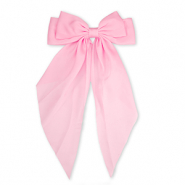 Haaraccessoires haarspeld met strik Pink