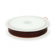 Elastiek rijgdraad 0.8mm Brown