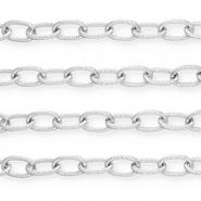 Aluminium onderdelen jasseron ankerketting Silver