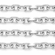 Aluminium onderdelen jasseron ankerketting Silver