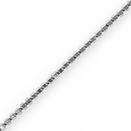 Hematite kralen hexagon Silver