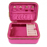BY31® Sieradendoosje velvet Fuchsia-vintage pink