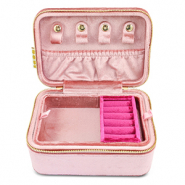 BY31® Sieradendoosje velvet Vintage pink-fuchsia