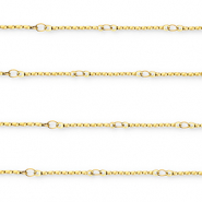 Roestvrij stalen (RVS) Stainless steel onderdelen jasseron staaf Gold