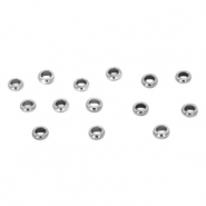 Roestvrij stalen (RVS) Stainless steel kralen 2mm Silver
