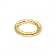 Roestvrij stalen (RVS) stainless steel onderdelen buigring ovaal Gold