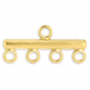 Roestvrij stalen (RVS) Stainless steel onderdelen hangers met 4 oogjes Gold