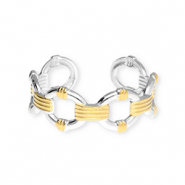 Roestvrij stalen (RVS) Stainless steel ringen Silver-gold