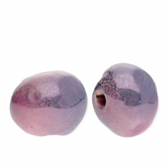 DQ&reg; Grieks keramiek kralen Lilac purple
