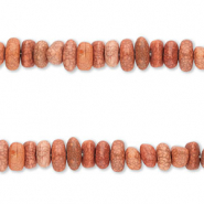 Kralen keramiek kiezelvormig Terracotta