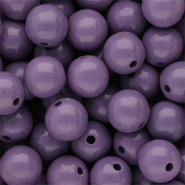 12 mm DQ acryl kralen shiny Purple haze 18-3718 TCX