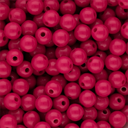 8 mm DQ acryl kralen shiny Fuchsia 17-2031 TCX