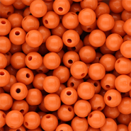 8 mm DQ acryl kralen shiny Orange peel 16-1359 TCX