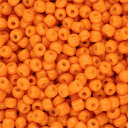 Glaskralen Rocailles 6/0 (4mm) Orange