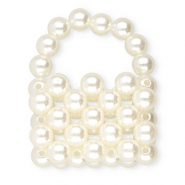 BY31&reg; Statement hangers handtas Off white