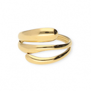 Roestvrij stalen (RVS) Stainless steel ringen Gold