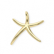 Brass TQ metaal bedels zeester Gold