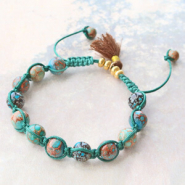 Inspiratiesets Armbandjes en oorbellen met glaskralen