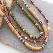 Inspiratiesets Laat je inspireren met deze disc kralen kettingen in winterse sferen!