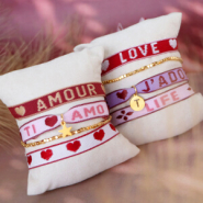 Inspiratiesets Maak trendy armbanden met de unieke collectie lint met tekst