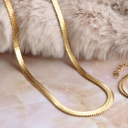 Inspiratiesets Elegante sieraden inspiratie met stainless steel snake chain armbanden en kettingen