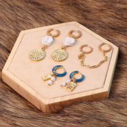 Inspiratiesets Hoe personaliseer je stainless steel creolen met enamel?