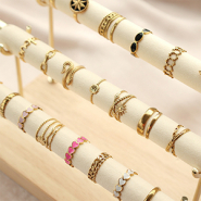 Inspiratiesets Stijlvol gevulde sieraden displays met ringen