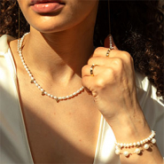 Inspiratiesets Maak een unieke collectie met roestvrij stalen sieraden met zoetwaterparels