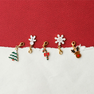Inspiratiesets Mix & match feestelijke metalen bedels voor vrolijke kerstdecoraties
