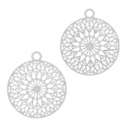 Hangers Bohemian met oog 13mm Zilver